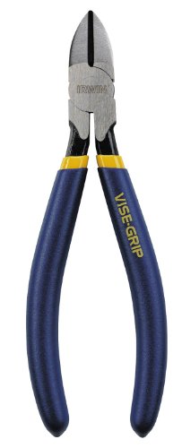Irwin 1773635 Vise-Grip Diagonal Pliers with Tapered Nose, 6-Inch