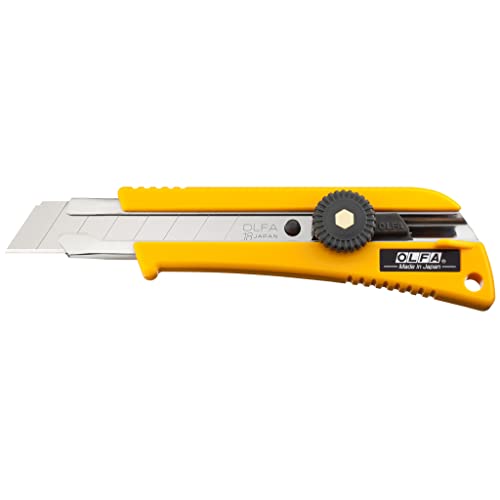 Olfa 5004 L-2 18mm Rubber Inset Heavy-Duty Utility Knife