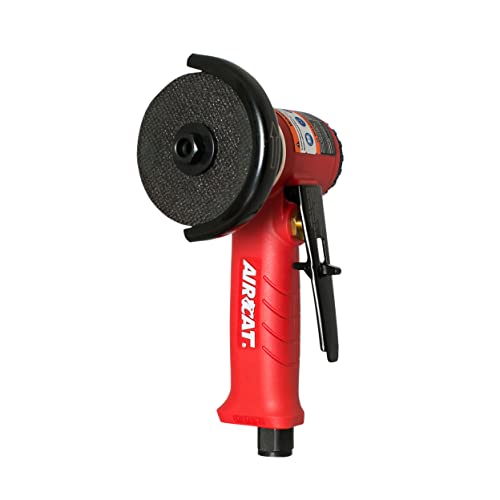 AirCat 6525-A: 3" in-Line Cut-Off Tool W/ Adjustable Locking Guard 18,000 RPM