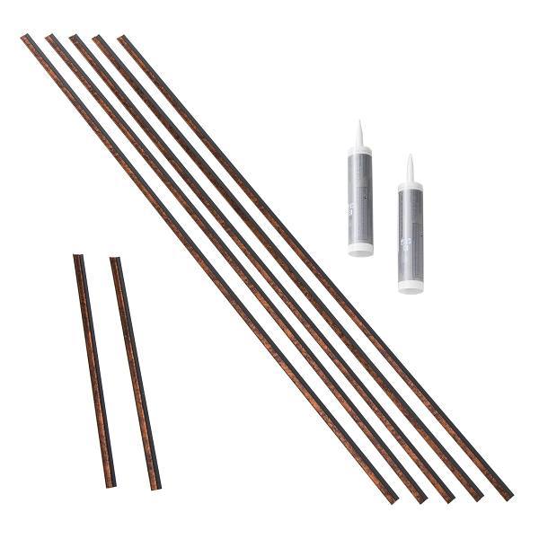 Fasade Backsplash Accessory Kit, Moonstone Copper