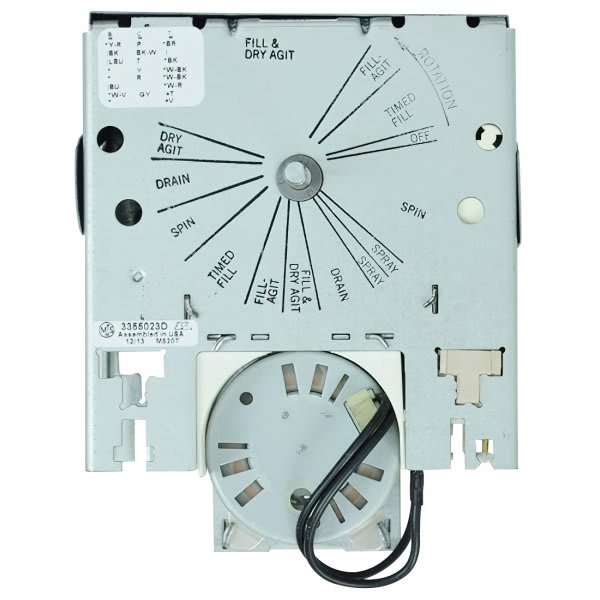 Whirlpool Replacement Timer Assembly For Washer, Part# Wp3355023