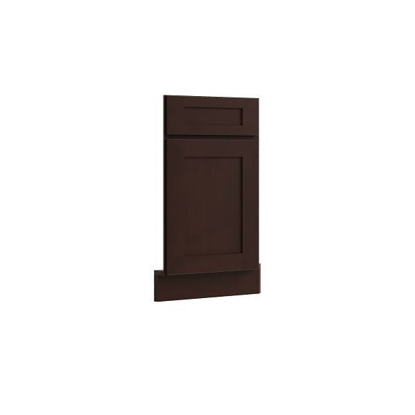 Cnc Cabinetry Luxor 36" Diagonal Corner Sink Floor, Shaker Espresso
