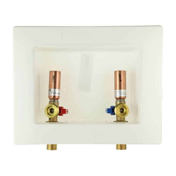 LSP Firestop™ Washing Machine Outlet Box 1/2" Crimpex With Hammer Arrest