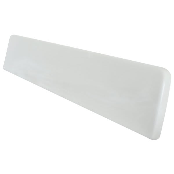 Seasons 21-1/4 X 3-1/2" Solid White Marble Universal Side Splash