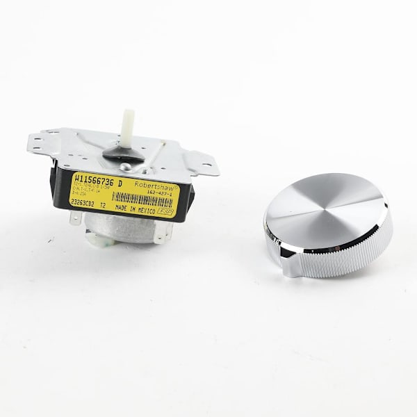 Whirlpool Replacement Timer And Knob For Dryer, Part # W11701755