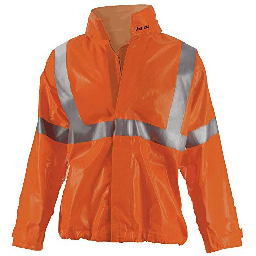 Pioneer V2449320 Flame Resistant Hi-Viz Safety Jacket, PVC on Nomex/Kevlar