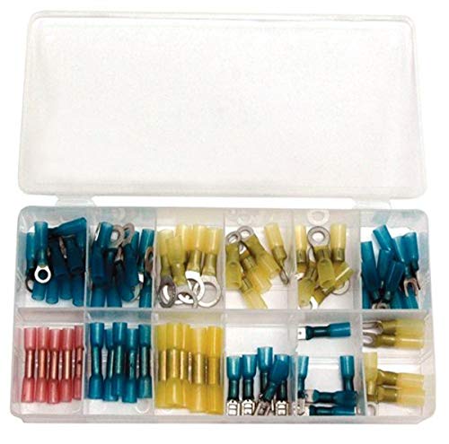 ATD Tools 383 Heat Shrinkable Terminal Assortment, 75-Piece