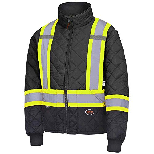 Pioneer V1170170 High Visibility Quilted Freezer Jacket