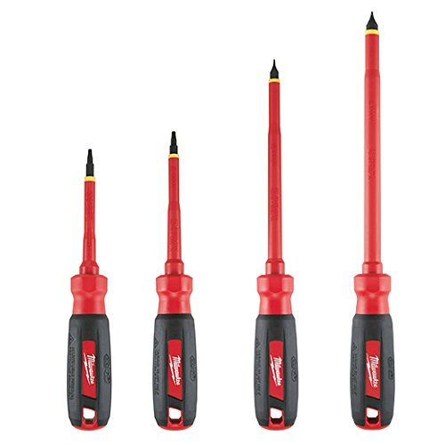 Milwaukee 48-22-2205 4-Piece Ins Screwdriver Set with SQ DR