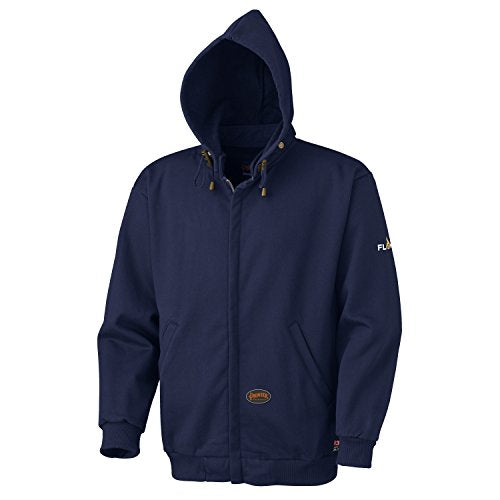 Pioneer V2590280 Flame Resistant Safety Hoodie - Modacrylic Fleece ARC Rated Sweatshirt
