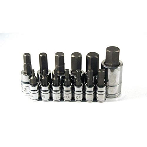 ATD 13784 SAE Hex Bit Socket Set, 13-Piece