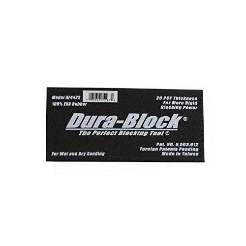 Dura-Block AF4422 Hook & Loop Black Scruff Pad
