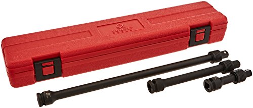 Sunex 3501 3/8" Drive Locking Impact Extension Set, 3-Piece