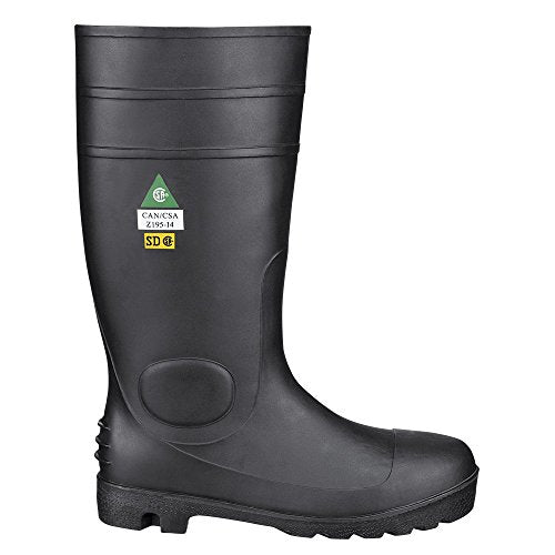 Pioneer V4710270 Heavy-Duty Steel Toe PVC Work Boot, CSA Class 1