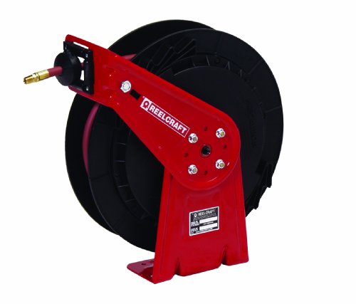 Reelcraft RT850-OLP 1/2-Inch by 50-Feet Spring Driven Hose Reel for Air/Water
