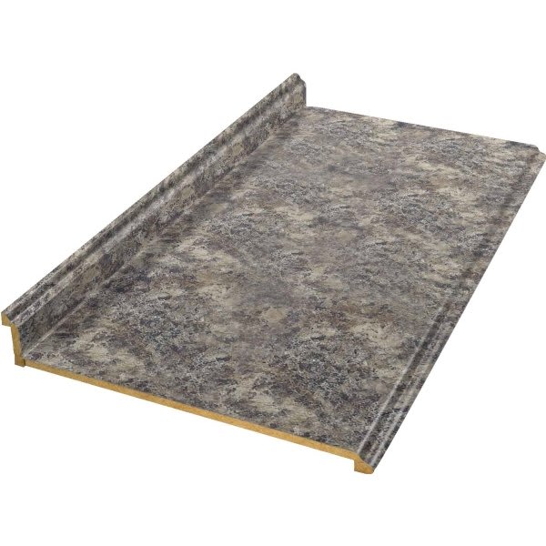 VT Industries 25"D X 8'L Laminate Granite Kitchen Countertop (Perlato)