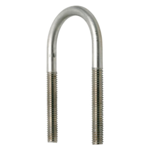 JME 42038 5/16 in. -18 x 2-1/2 in. Pipe Size Zinc Plated Round Bend U-Bolt