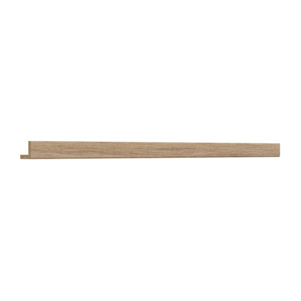 Hampton Bay Designer Series Renly 1" W x 96" H x 1" D Assembled Slim Shaker Molding, Sandstone