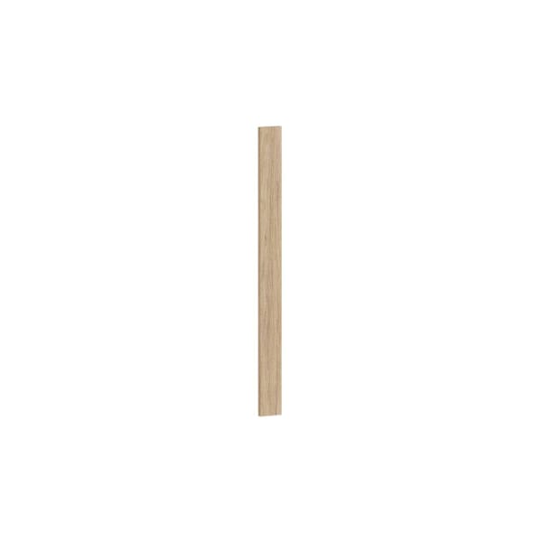 Hampton Bay Designer Series Renly 3" W x 36" H x 0.625" D Assembled Slim Shaker Filler, Sandstone