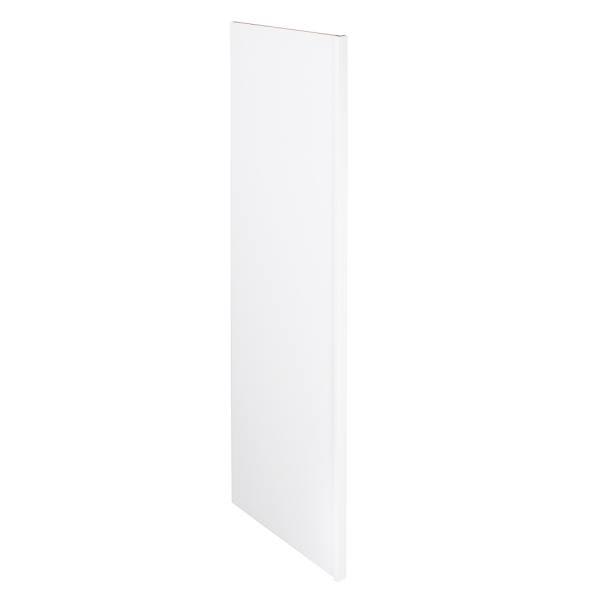 Newport 1.5 In. W X 24 In. D X 96 In. H In Pacific White Refrigerator Matching End Panel With 1.5 In. Filler
