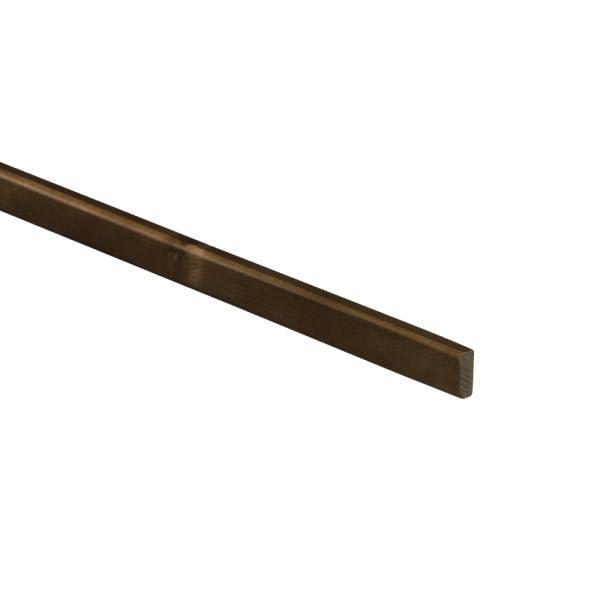 Newport 96 In. W X 0.25 In. D X 0.75 In. H Solid Wood Kitchen Cabinet Batten Molding In Manganite