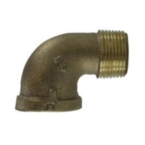 Midland Industries 44168LF 90° Street Elbow, Lead Free Bronze, 2 in. FPT x 2 in. MPT