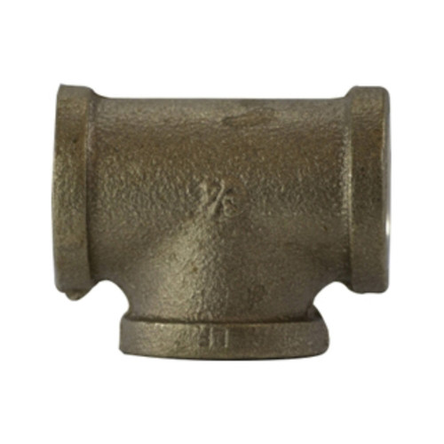 Midland Industries 44255LF Pipe Tee, Lead Free Bronze, 1 in. FPT x 1 in. FPT x 1 in. FPT