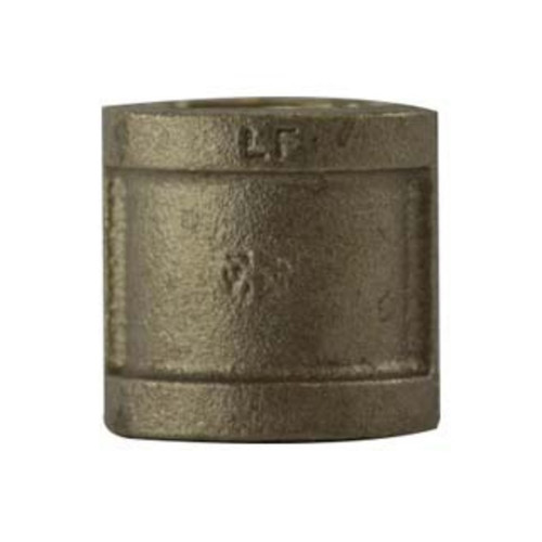 Midland Industries 44413LF IMP Coupling, Lead Free Bronze, 1/2 in. FPT x 1/2 in. FPT