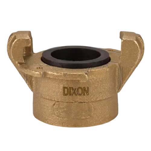 Dixon BSC125 1 1/4 in. Brass Sand Blast Threaded Coupling Female End