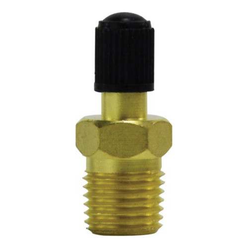 Midland Industries 46622 Spring Core Tank Valve w/ Black Cap, 1/4 in. MNPT