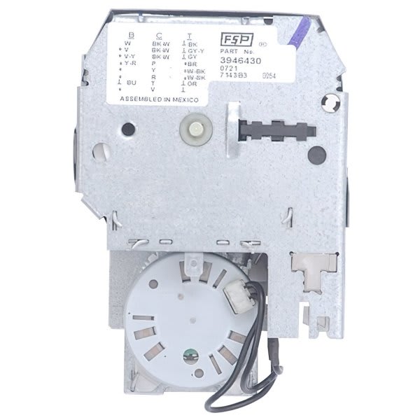 Whirlpool Replacement Timer For Washer, Part # Wp3946430
