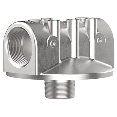 Cim-Tek 51012 1 1/4 in. NPT Aluminum Single Adapter for 40 Series Filters