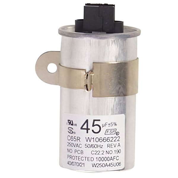 Whirlpool Replacement Capacitor For Washer, Part#W10804665