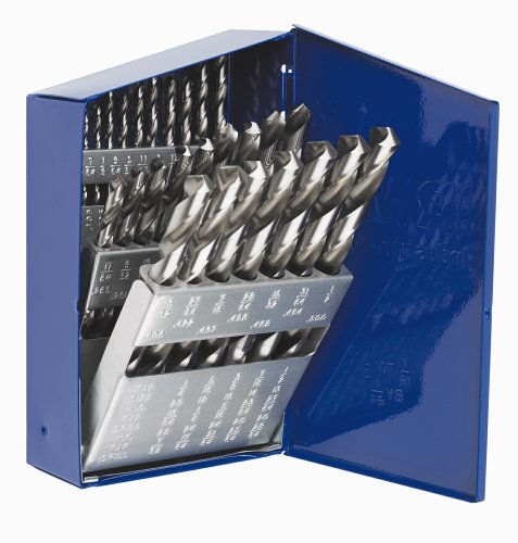 Irwin 60138 29-Piece Metal Index Black Oxide 118-Degree Tip Drill Bit Set