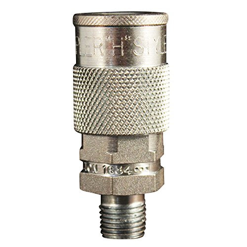 Milton Industries 1834 1/4" MNPT H Style Coupler-Box of 5