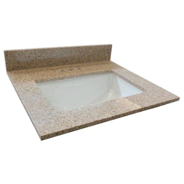 Design House 61 x 22-Inch Granite Vanity Top, Golden Sand, 563239