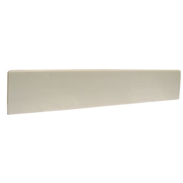Design House 21.5-Inch Cultured Marble Side Splash, Solid White, 550905