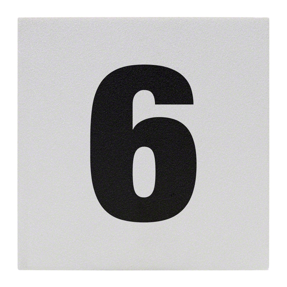 6 Ceramic Skid Resistant Tile Depth Marker 6 Inch x 6 Inch with 4 Inch Lettering