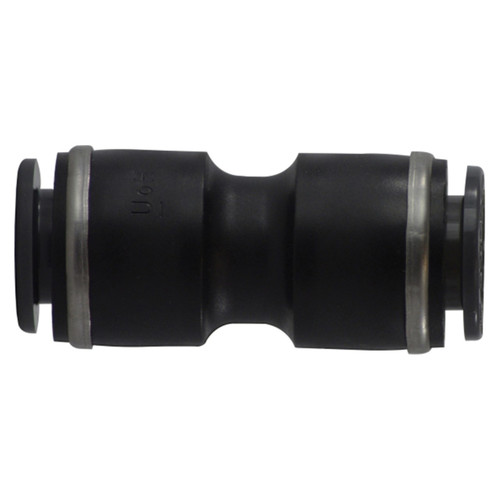 Midland Industries 620400C D.O.T. Push-to-Connect Straight Union, Composite, 1/4 in. PTC x 1/4 in. PTC