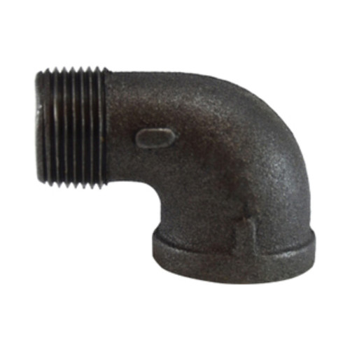 Midland Industries 65170 90° Reducing Elbow, Black Iron, 3 in. MPT x 3 in. FPT, 150 PSI