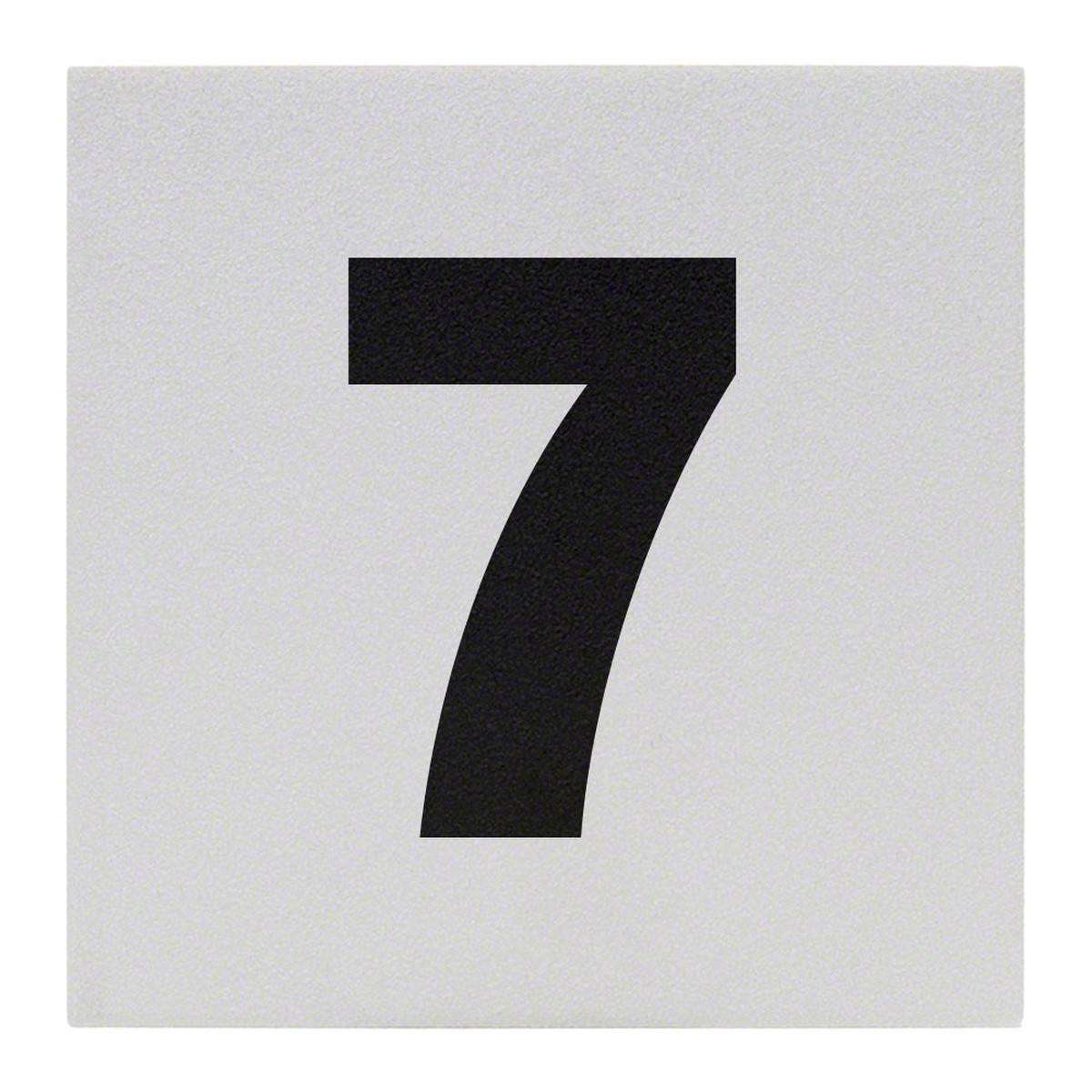 7 Ceramic Skid Resistant Tile Depth Marker 6 Inch x 6 Inch with 5 Inch Lettering