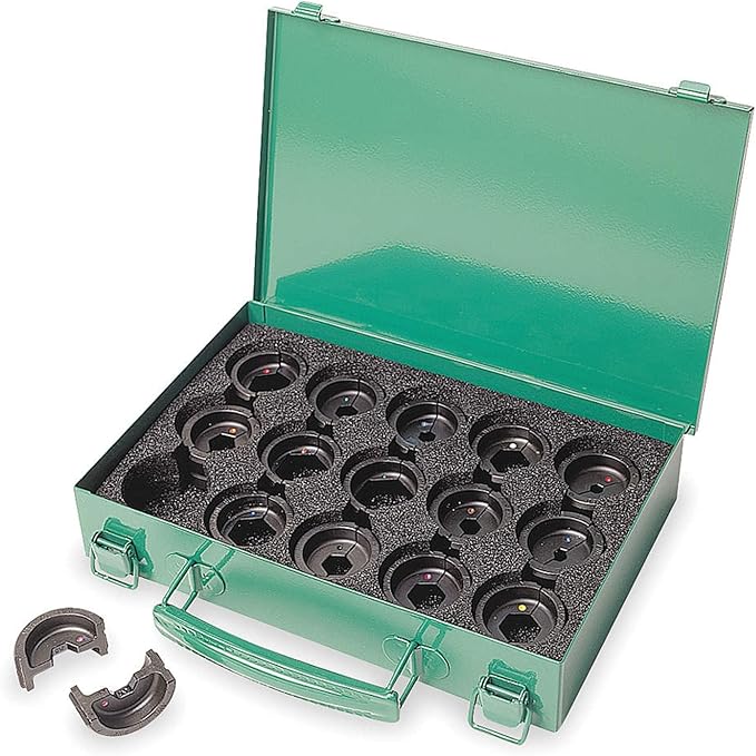Greenlee K22S1GL Die Kit for 8 AWG to 600 Kcmil Copper Connectors