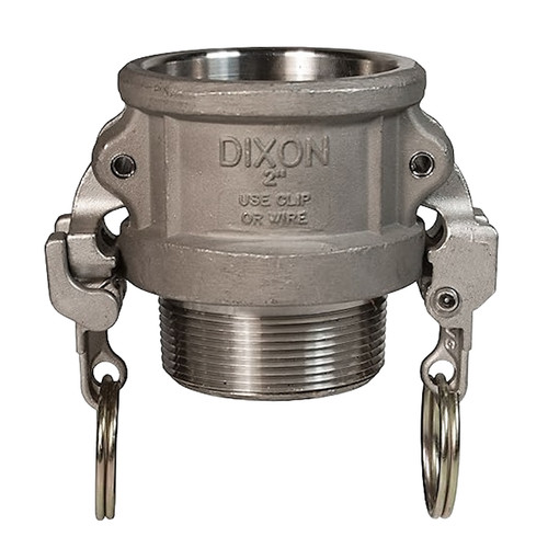 Dixon HAB100EZ 1 in. Cam & Groove Hastelloy Type B Coupler - Male NPT