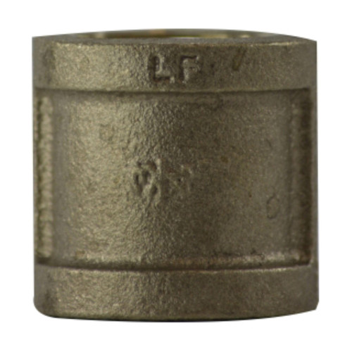 Midland Industries AMC 738103-04 Lead Free Bronze Coupling, 1/4 in. FPT x 1/4 in. FPT