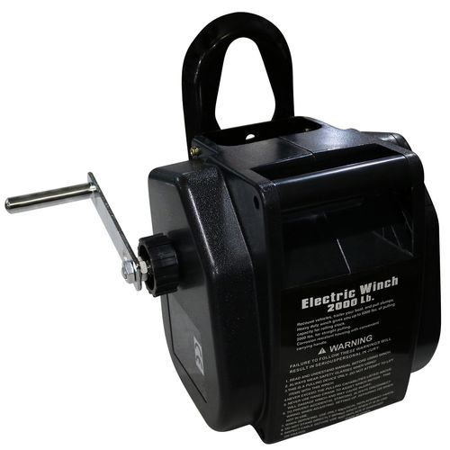 12-Volt DC Boat Winch Marine, 5000 Lbs.