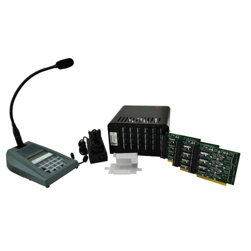 RDM 78-6911-4799-1 D2400 Performance Series Intercom - 20 Station, 1 Channel, 5 I/O Cards, VOX