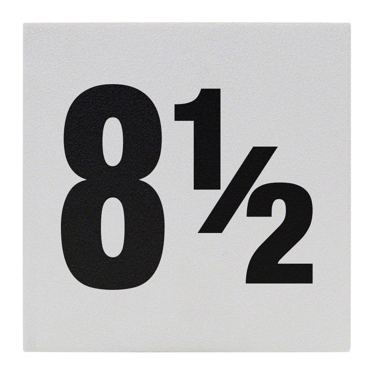 8 1/2 Ceramic Skid Resistant Tile Depth Marker 6 Inch x 6 Inch with 4 Inch Lettering