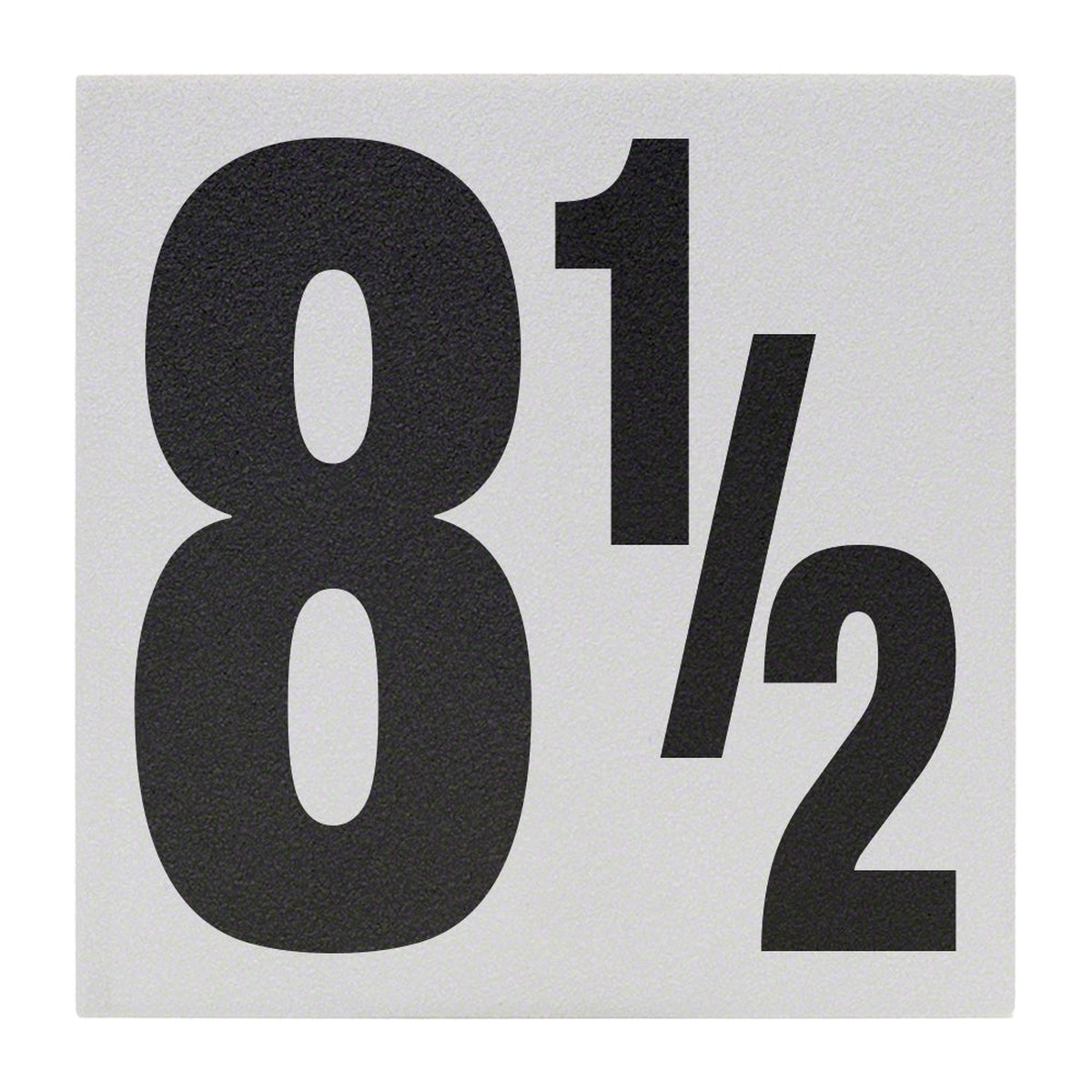 8 1/2 Ceramic Skid Resistant Tile Depth Marker 6 Inch x 6 Inch with 5 Inch Lettering