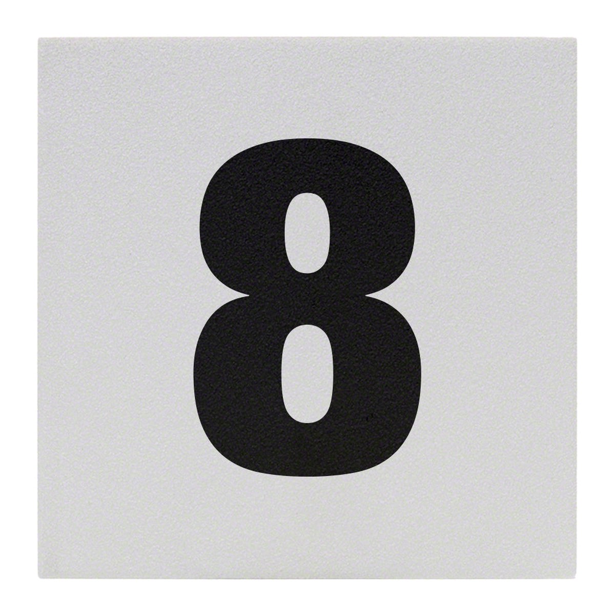 8 Ceramic Skid Resistant Tile Depth Marker 6 Inch x 6 Inch with 5 Inch Lettering