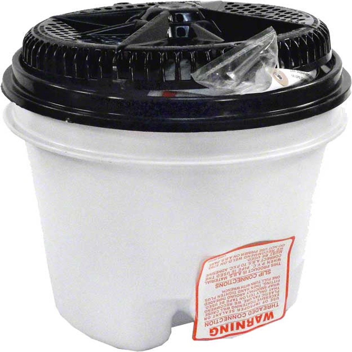 8 Inch StarGuard Main Drain ABS Sump 2 Inch Side Port - Gray (2 Pack)